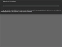 Tablet Screenshot of myalibaba.com